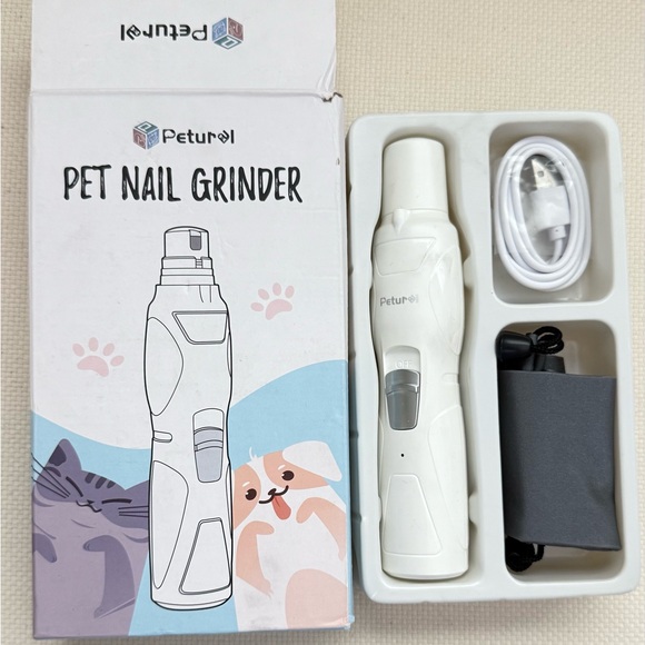 White Pet Nail Grinder - Picture 1 of 3